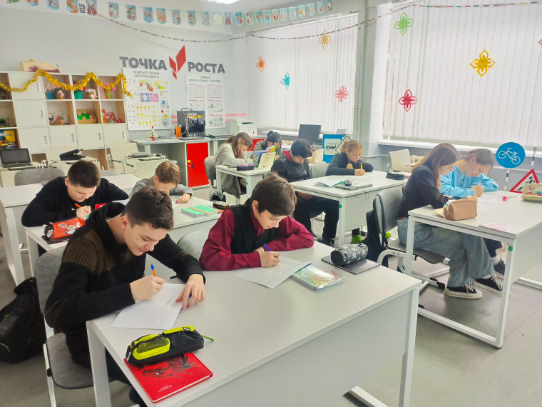 Учащиеся 7 класса пытались разобраться в своих профессиональных интересах и склонностях.
